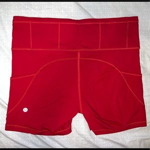 Lululemon Fast & Free Biker Shorts